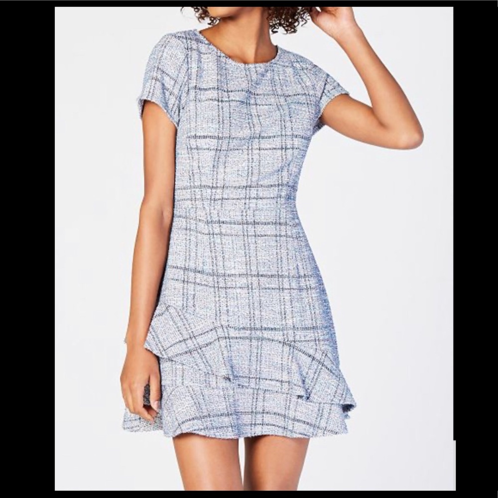 Pastel tweed dress